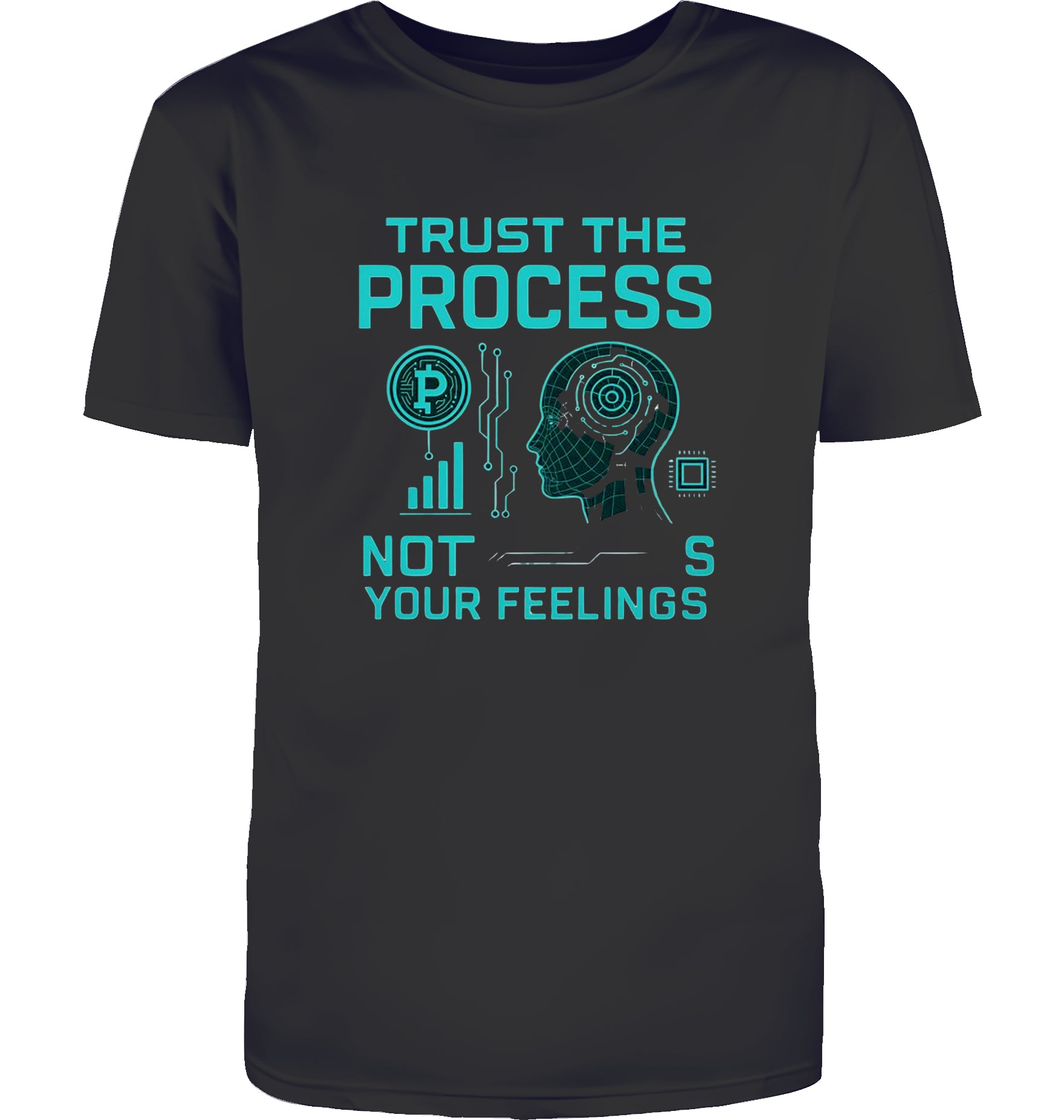 Trust the Process Cryptobullz T-Shirt beidseitig bedruckt