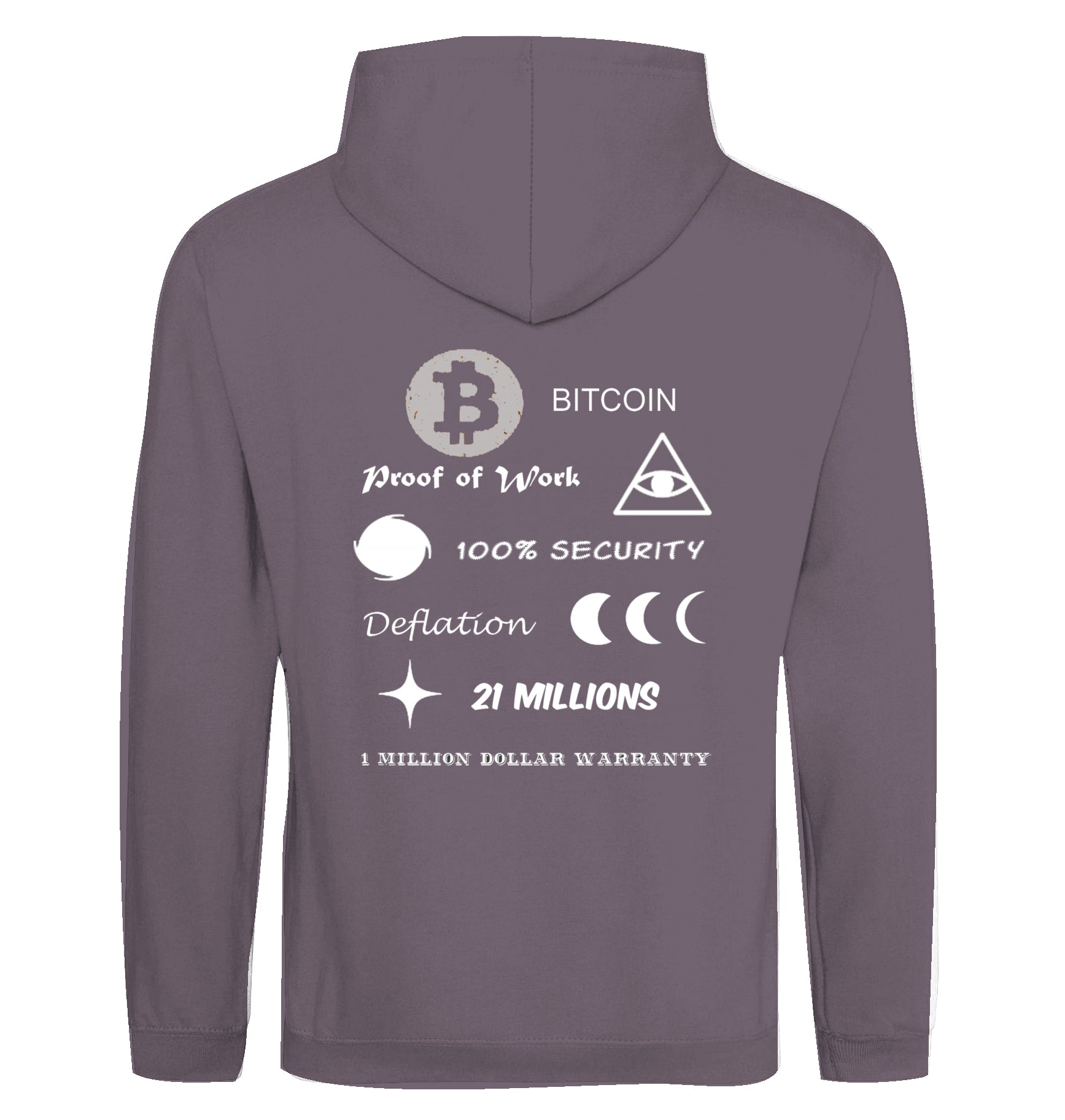 BTC Hoodie beidseitig bedruckt
