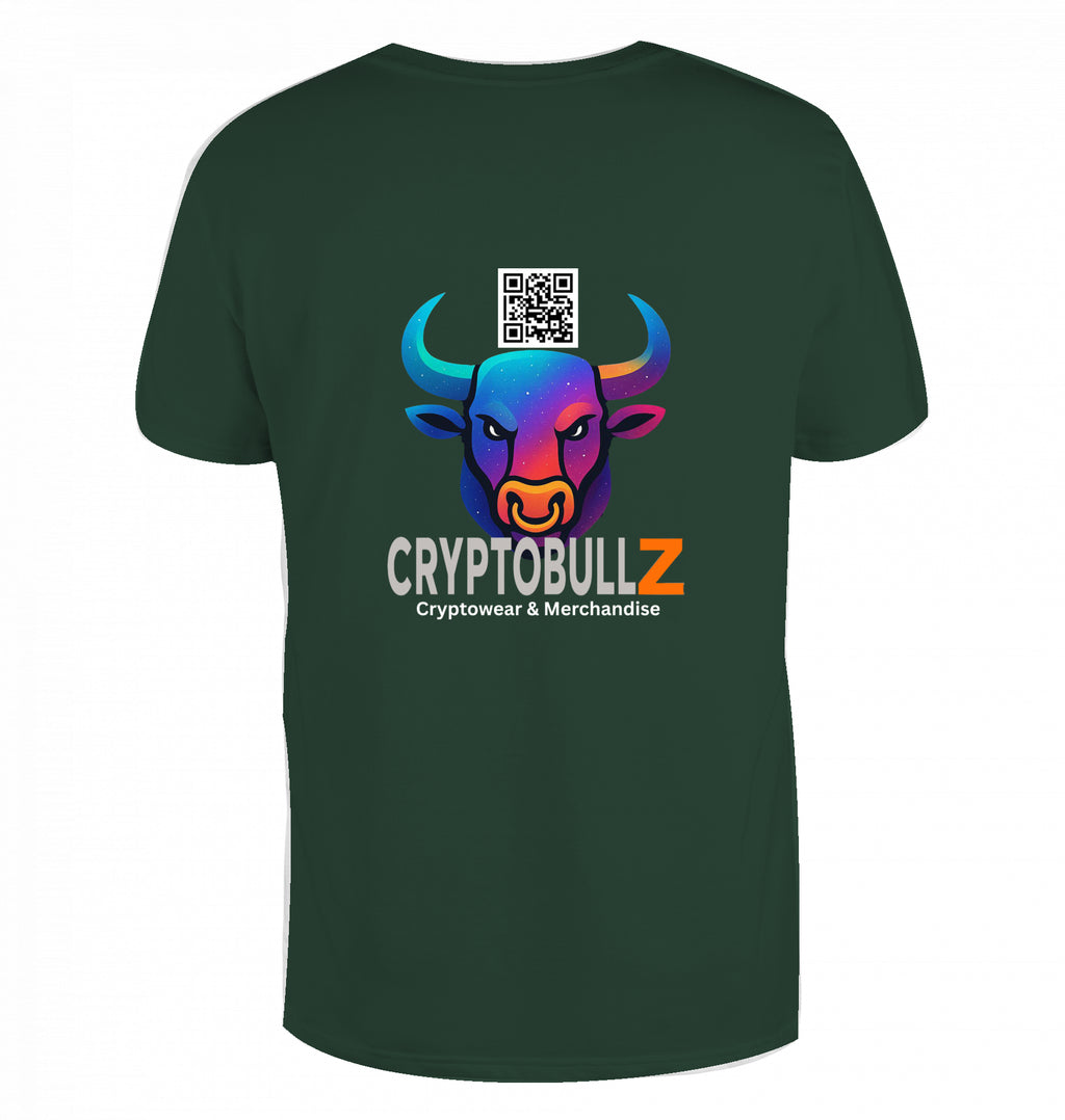 Crypto is Future Cryptobullz Edition beidsetig bedruckt T-Shirt