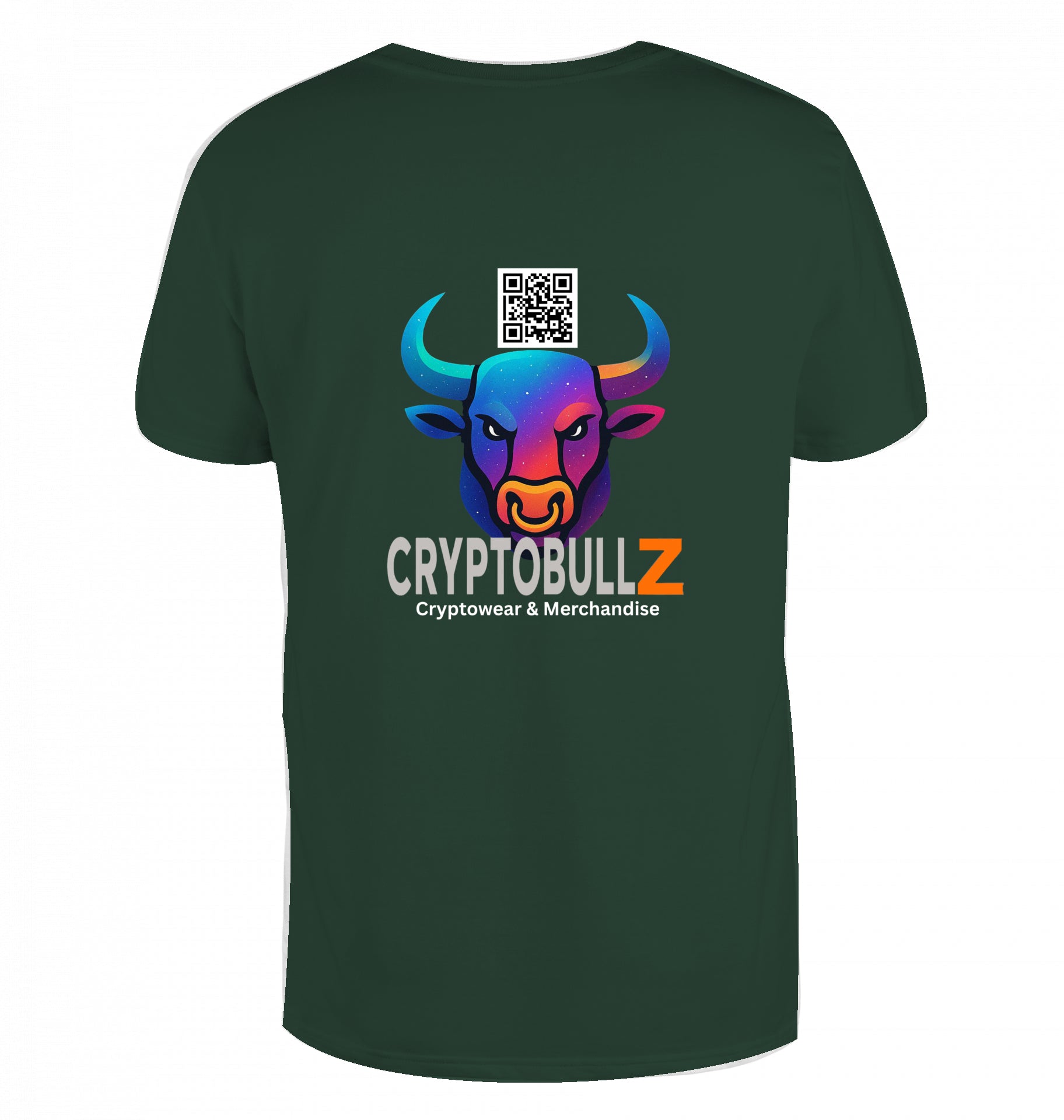 Crypto is Future Cryptobullz Edition beidsetig bedruckt T-Shirt