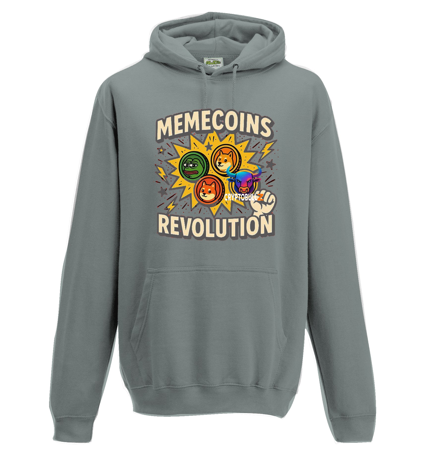 Memecoins Revolution Cryptobullz Hoodie