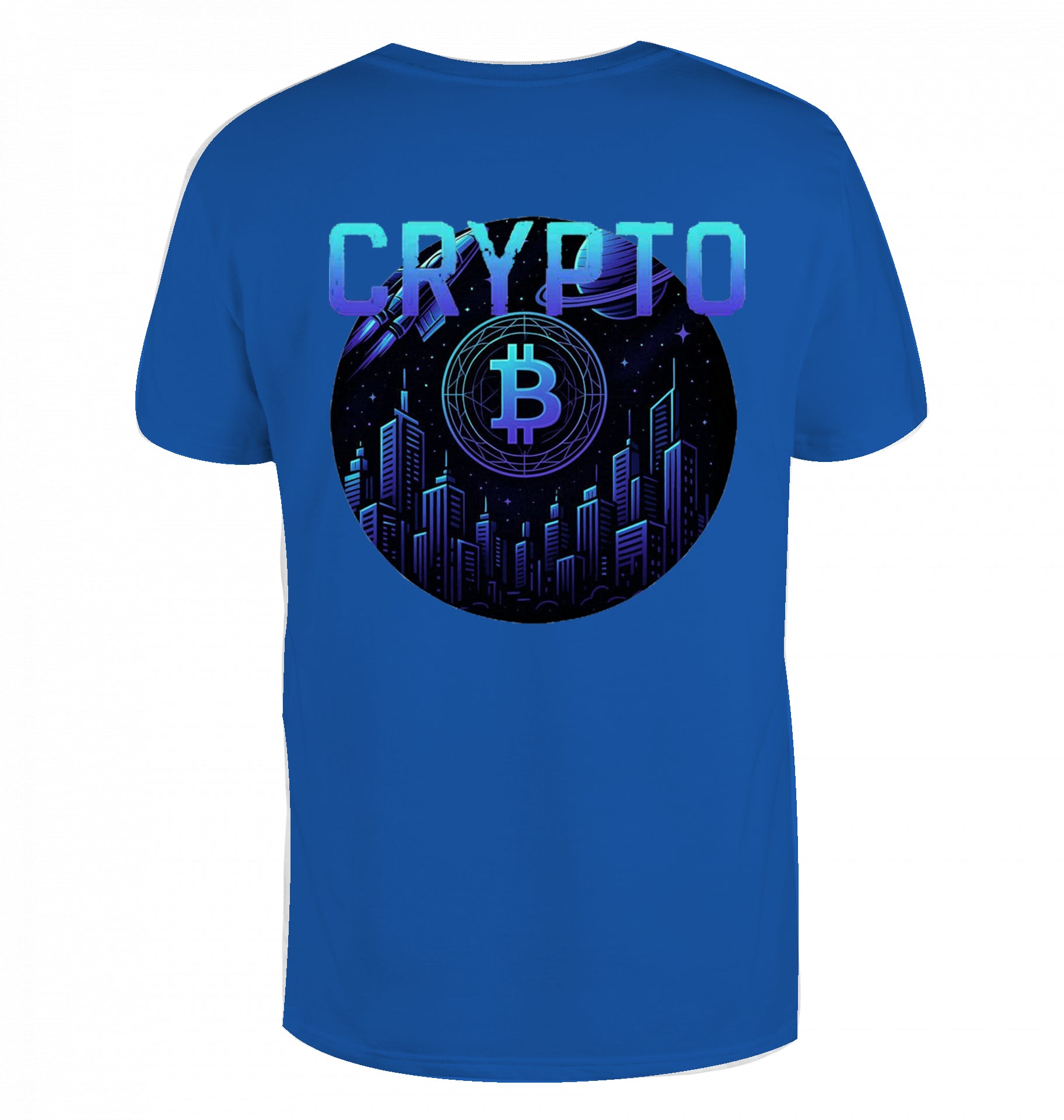 Crypto Lud blue T-Shirt beidseitig bedruckt