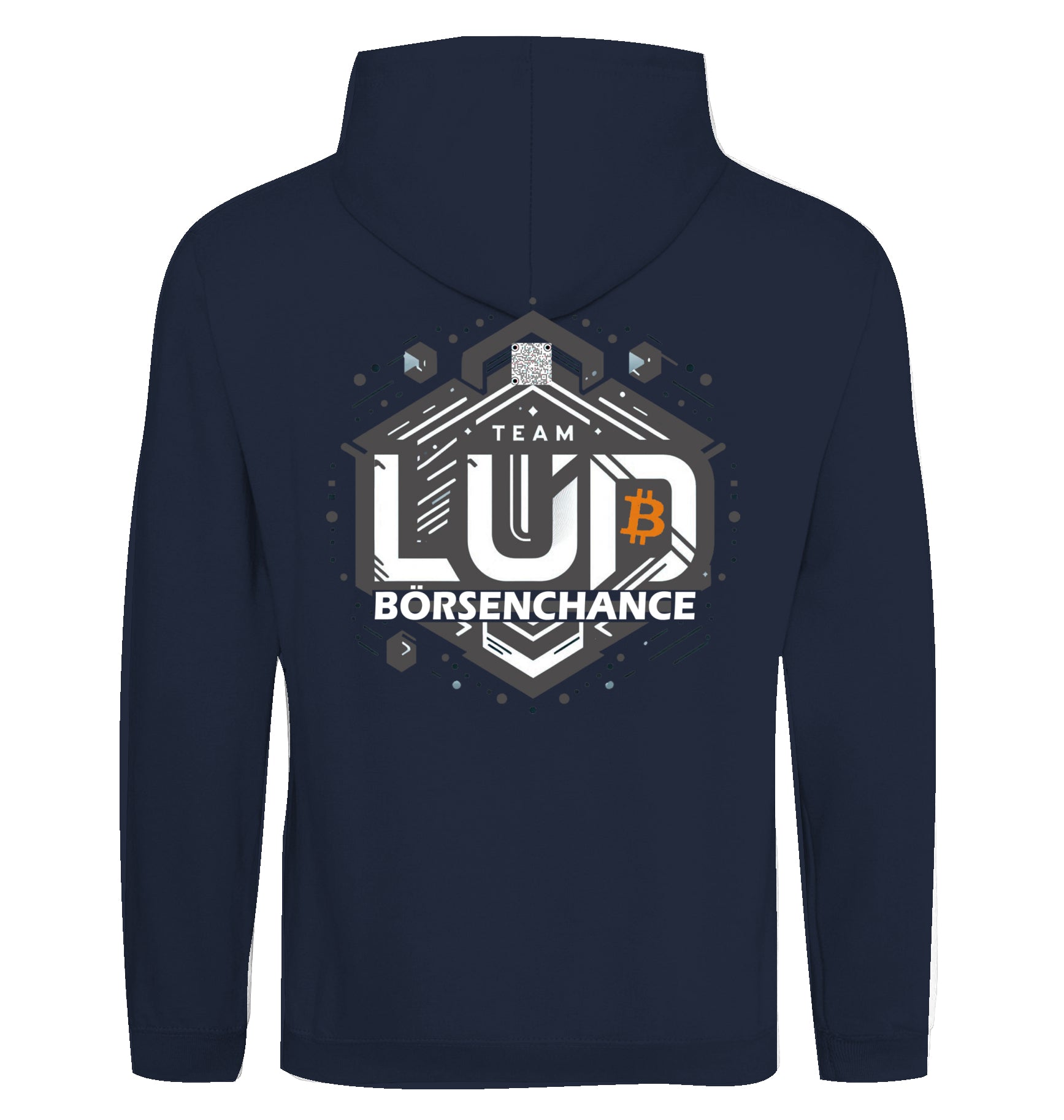 Bitcoin Hoodie LUD Edition beidseitig bedruckt