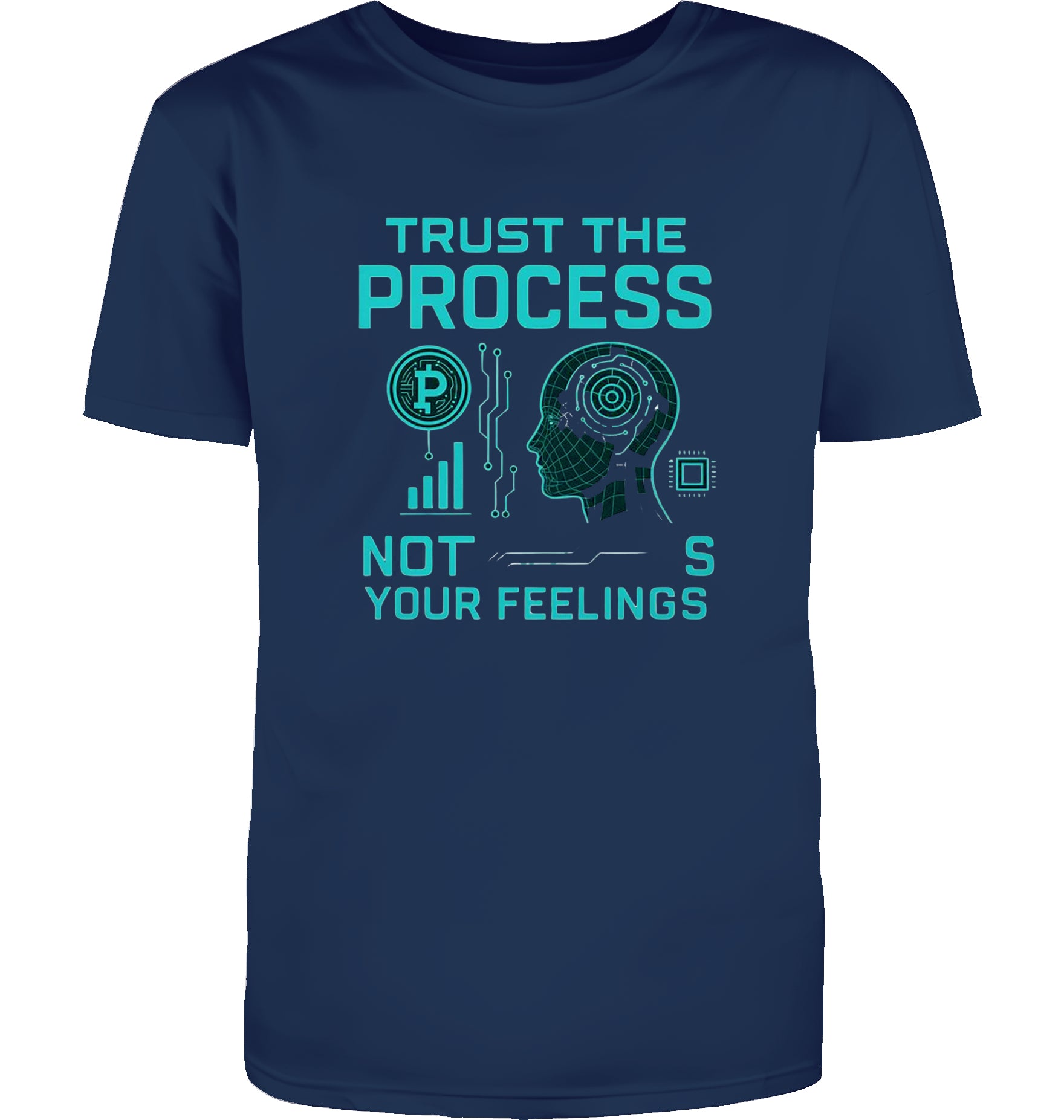 Trust the Process Cryptobullz T-Shirt beidseitig bedruckt