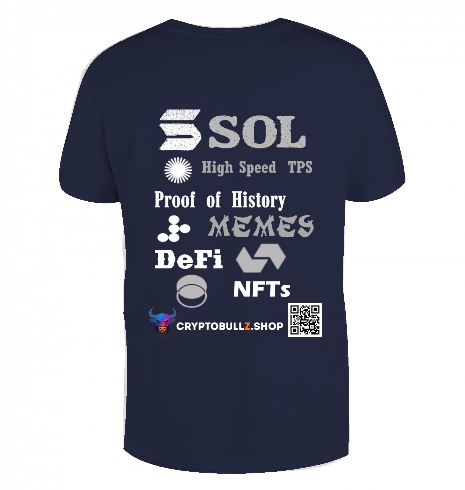 SOL Cryptobullz T-Shirt beidseitig bedruckt
