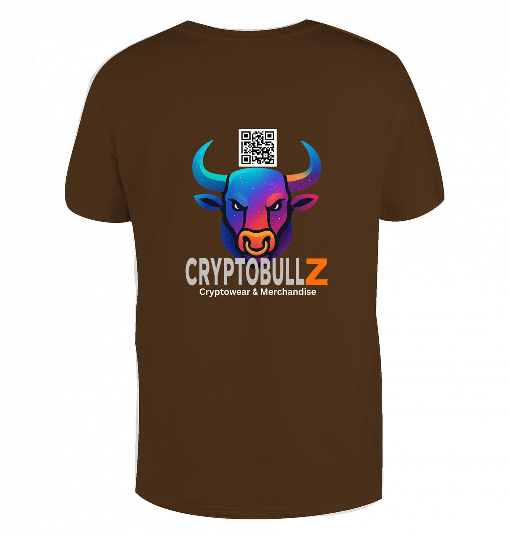 Crypto is Future Cryptobullz Edition beidsetig bedruckt T-Shirt