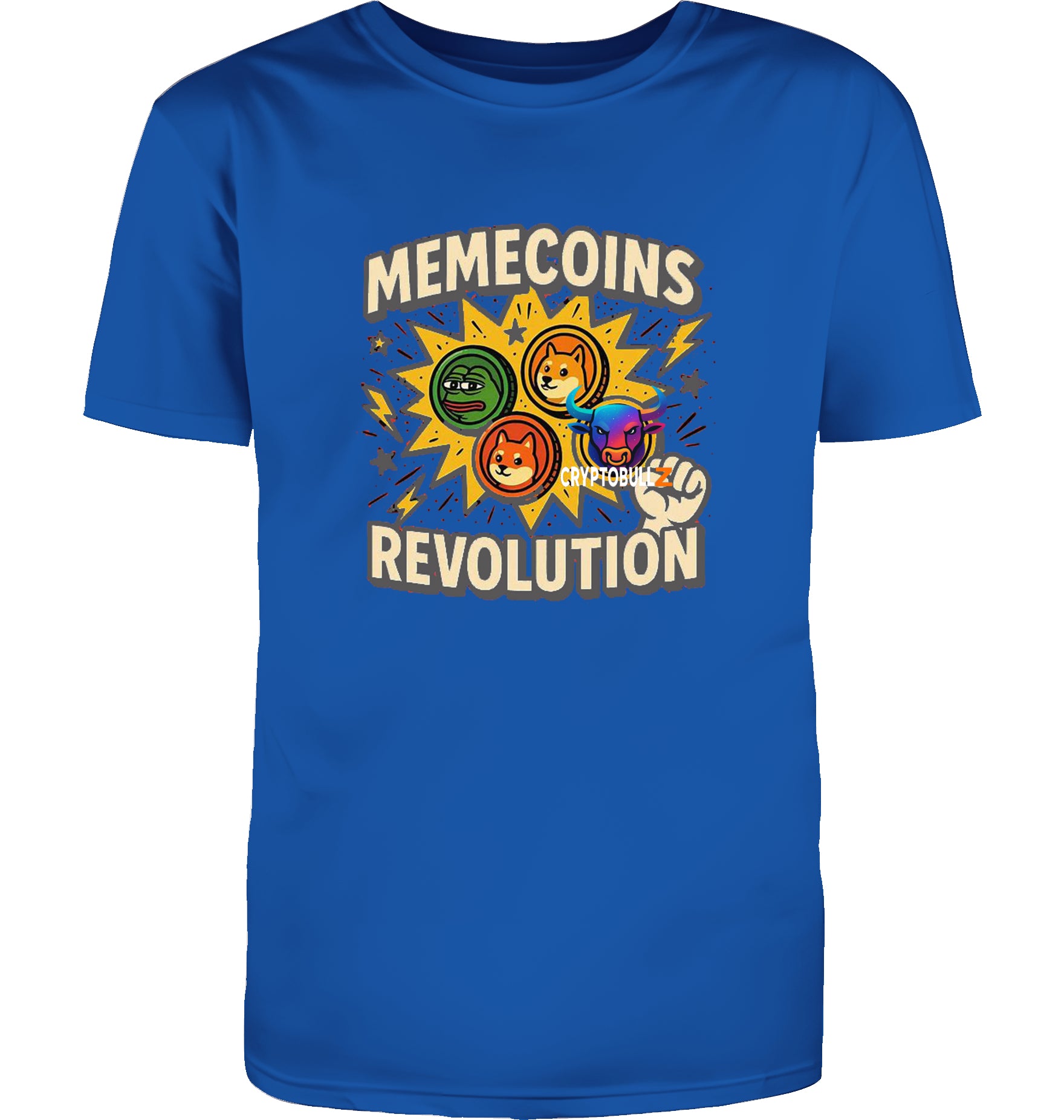Memecoins Revolution Cryptobullz  T-Shirt