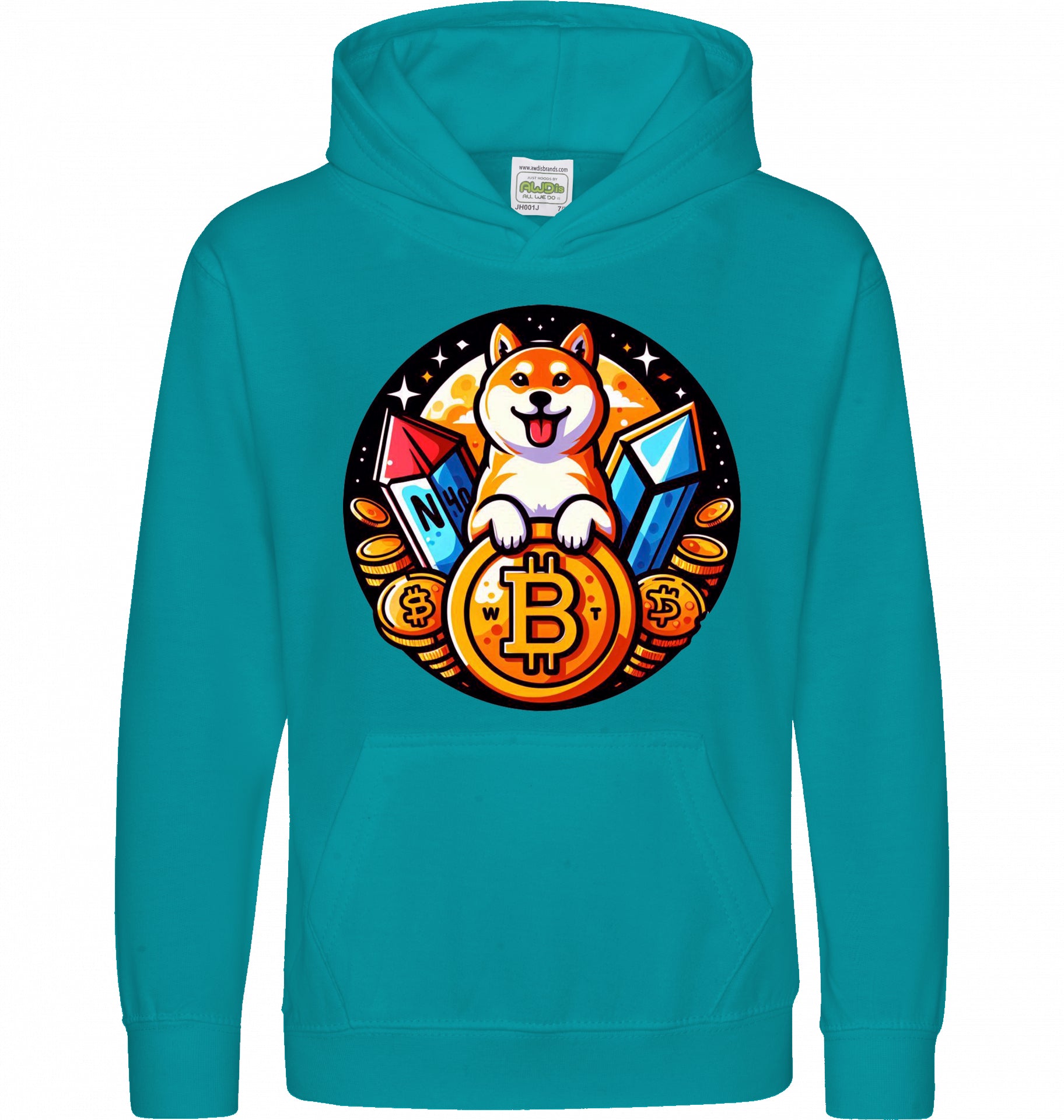 DOGE BTC Kids Hoodie