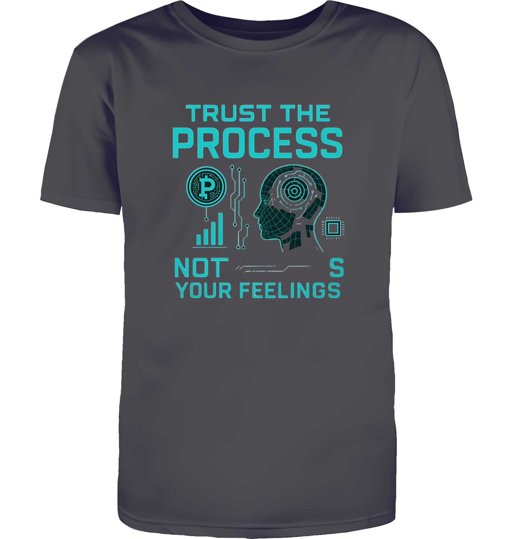 Trust the Process Cryptobullz T-Shirt beidseitig bedruckt