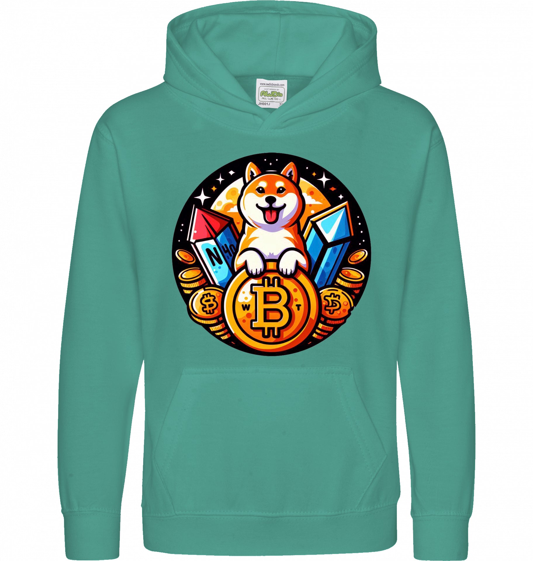 DOGE BTC Kids Hoodie