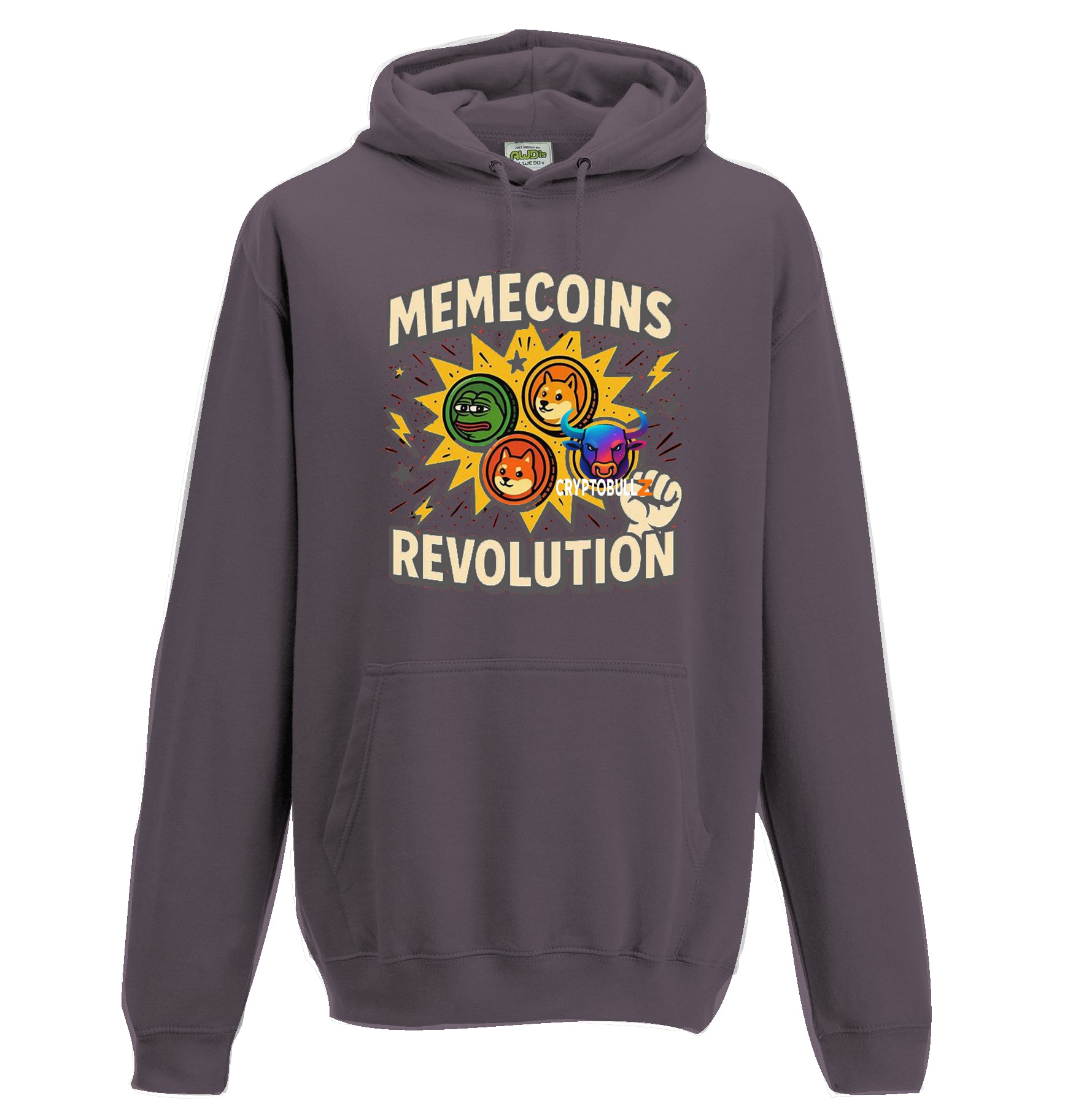 Memecoins Revolution Cryptobullz Hoodie