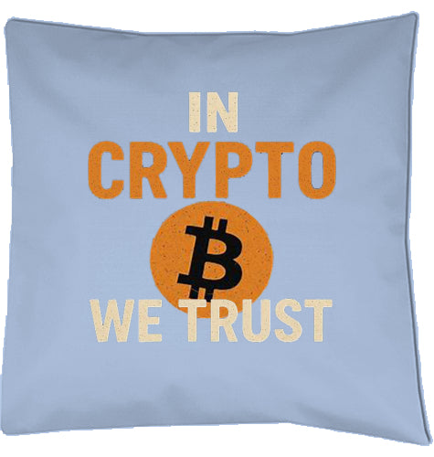 In Crypto we trust Kissen