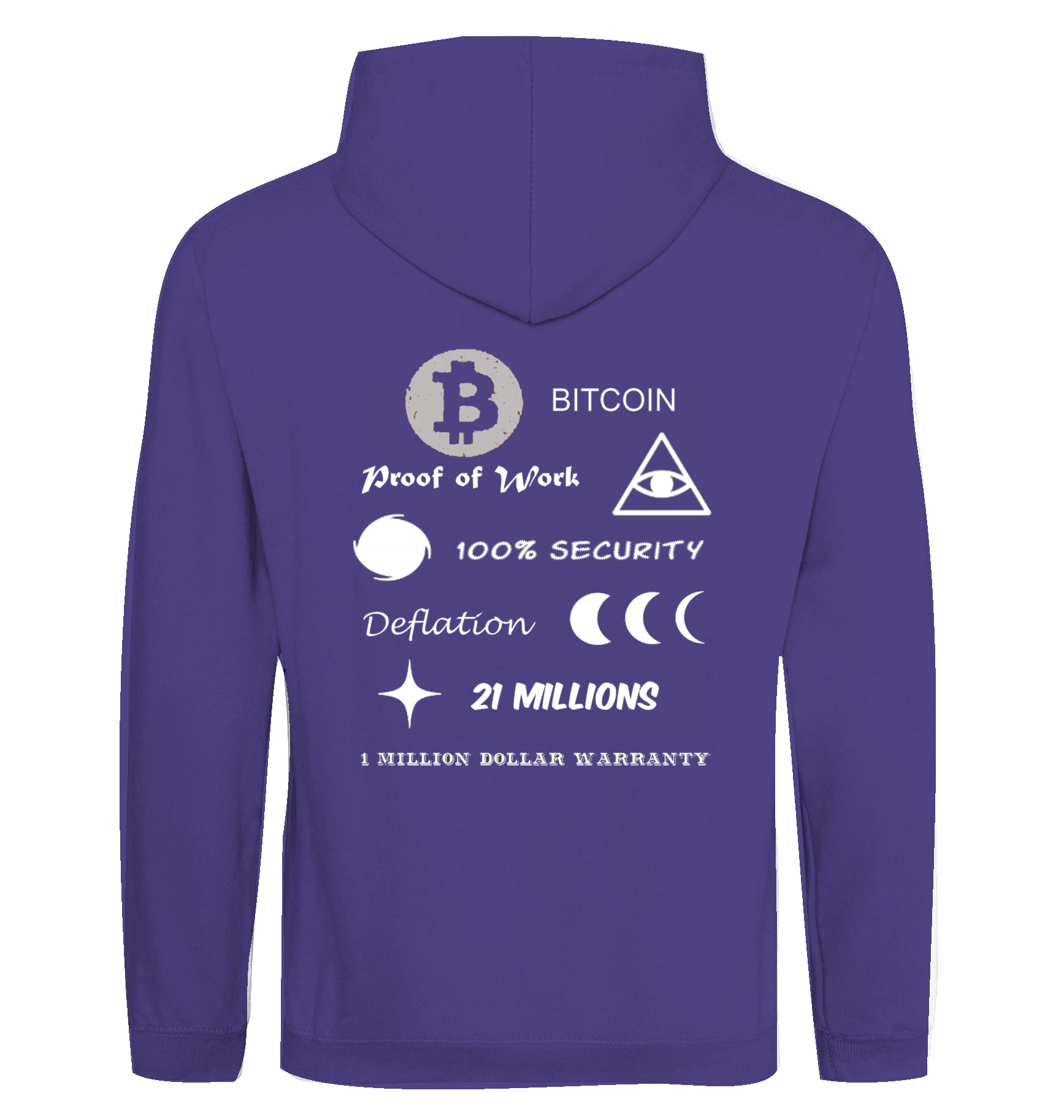 BTC Hoodie beidseitig bedruckt