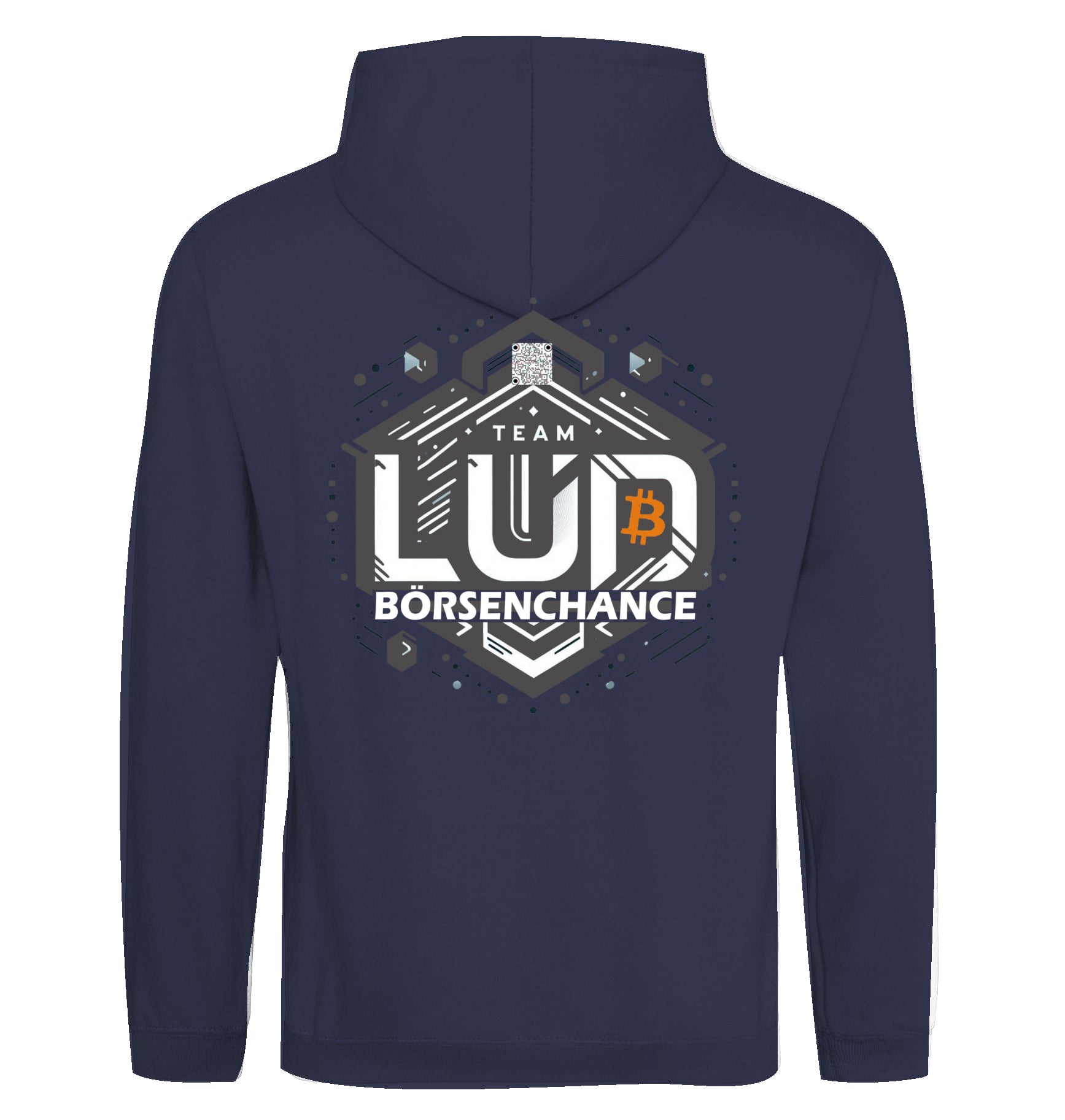 Bitcoin Hoodie LUD Edition beidseitig bedruckt