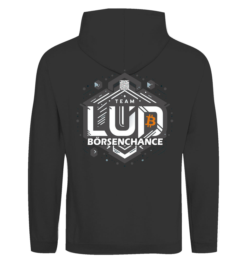 Bitcoin Hoodie LUD Edition beidseitig bedruckt