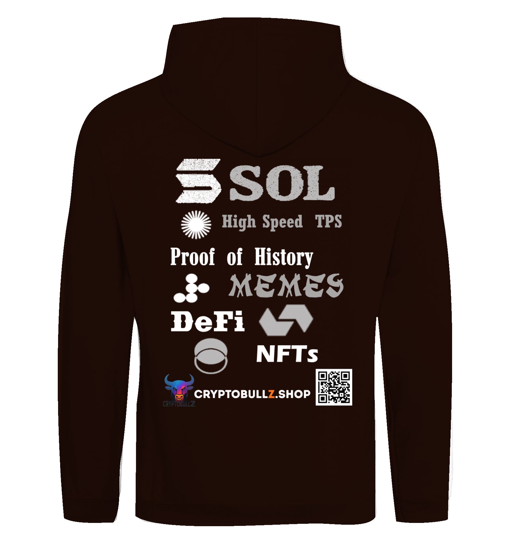 SOL Cryptobullz Hoodie beidseitig bedruckt