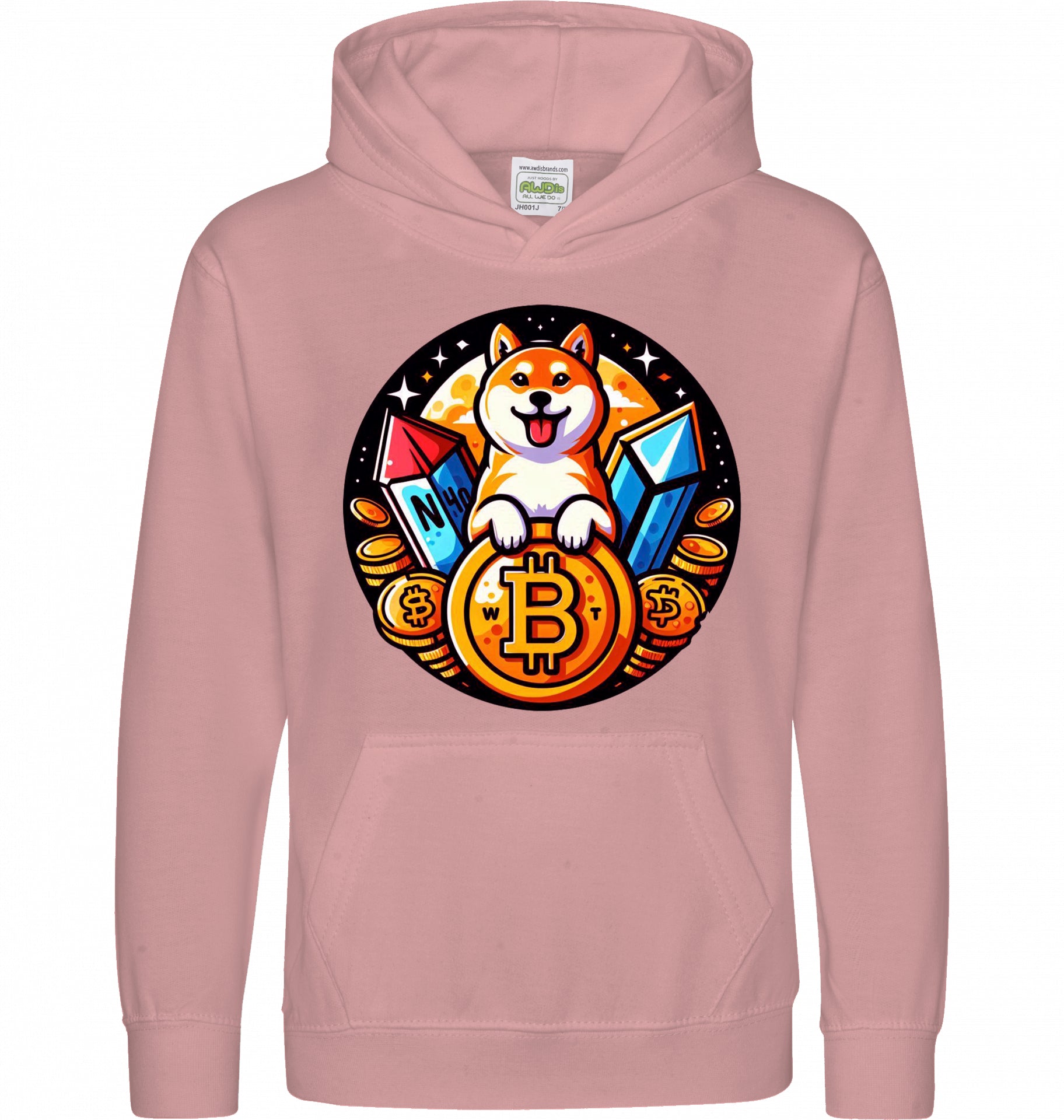 DOGE BTC Kids Hoodie