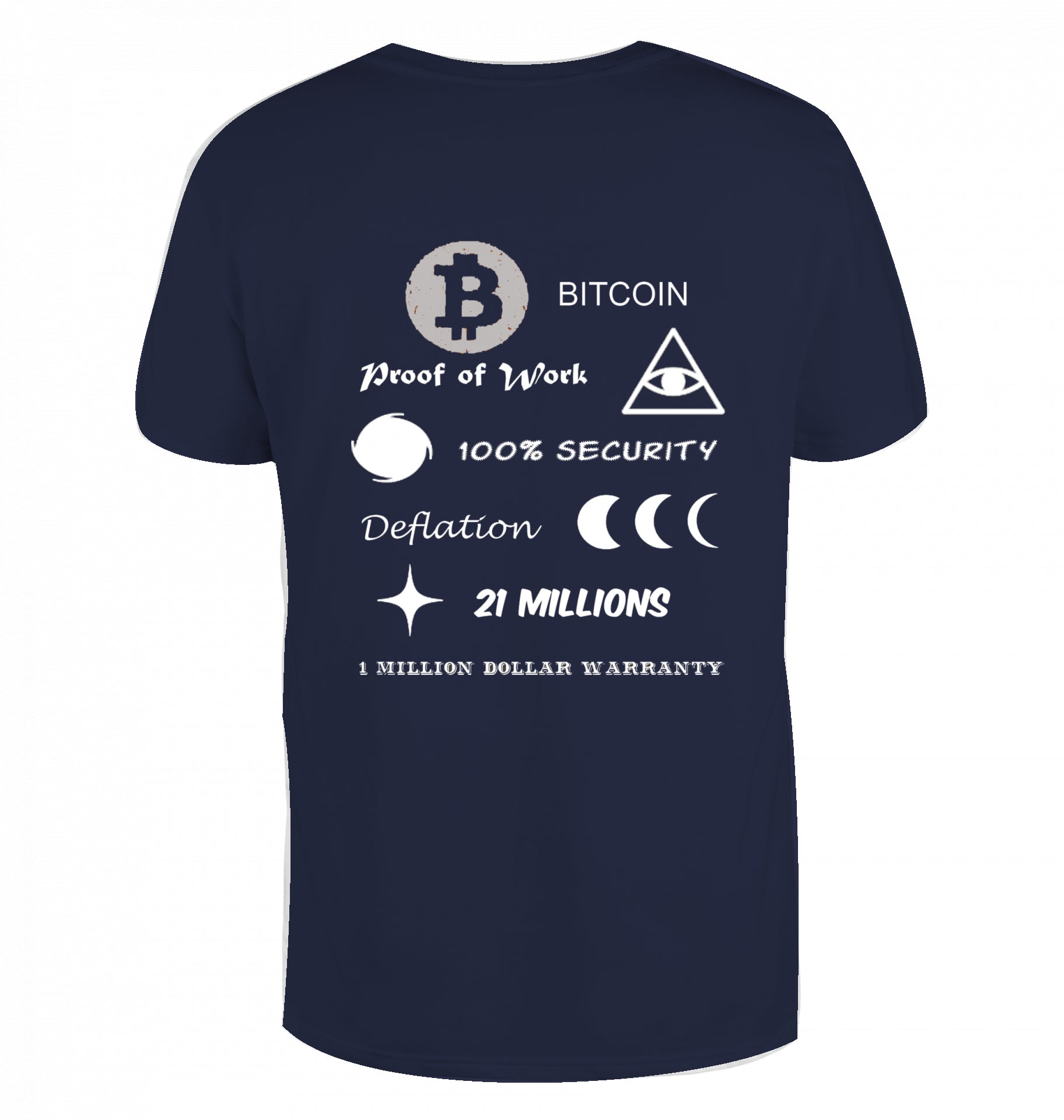 BTC T-Shirt beidseitig bedruckt