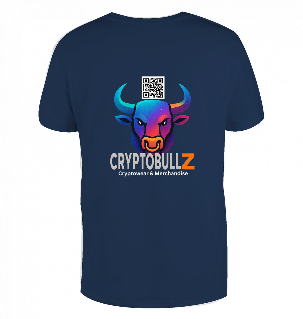 Crypto is Future Cryptobullz Edition beidsetig bedruckt T-Shirt