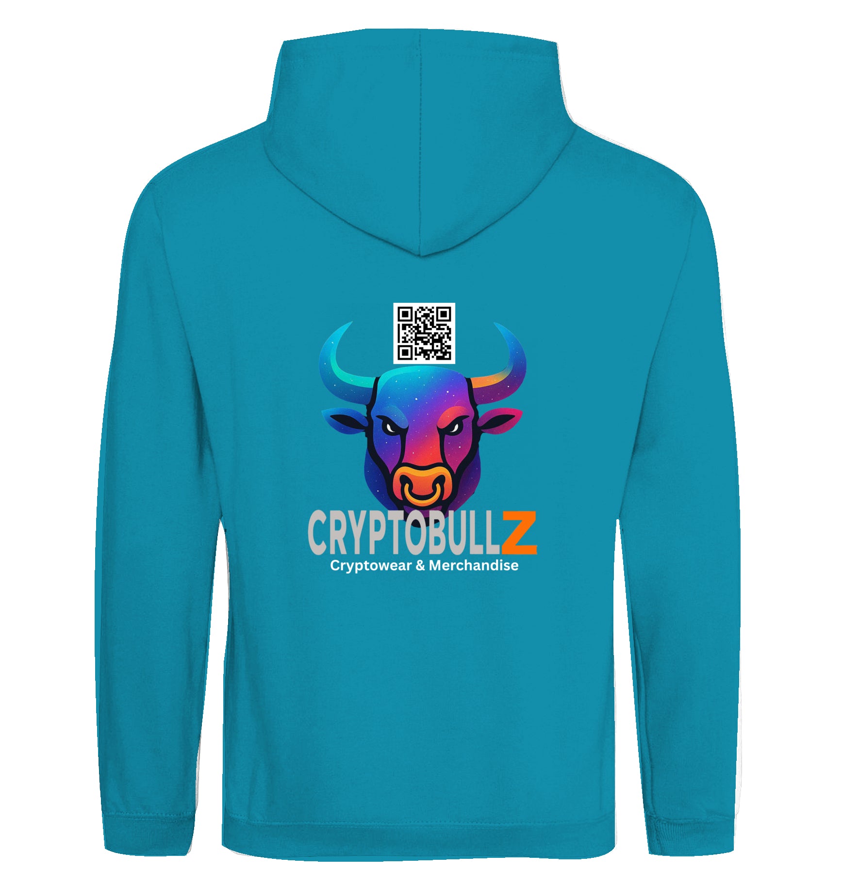Bitcoin Wolf Cryptobullz Edition beidseitig bedruckt Hoodie